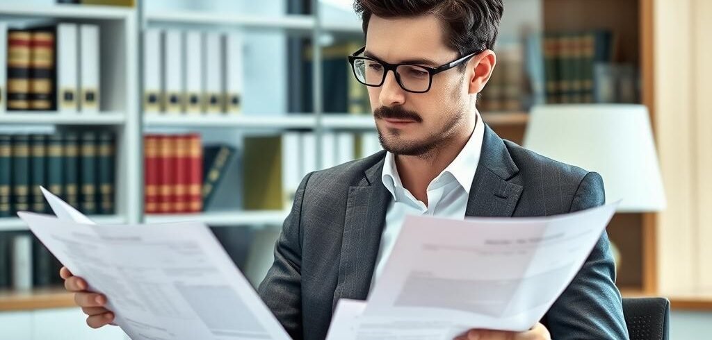 Advogado-especializado-em-despejo-por-arrematacao-de-imovel-analisando-documentos Advogado especializado em despejo por arrematação de imóvel analisando documentos