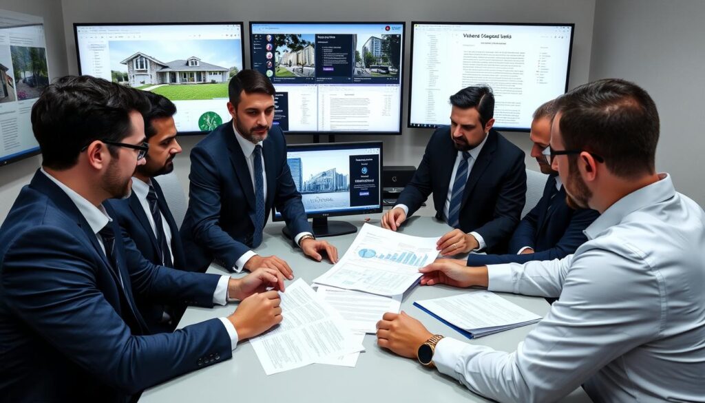 Advogados do Vieira Braga analisando contrato de compra direto com o proprietário
