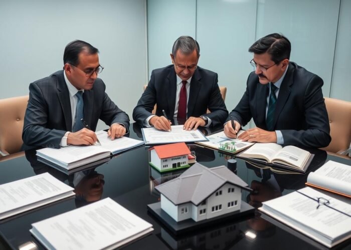 Advogados do Vieira Braga analisando documentos de imóvel de herança partilha não feita