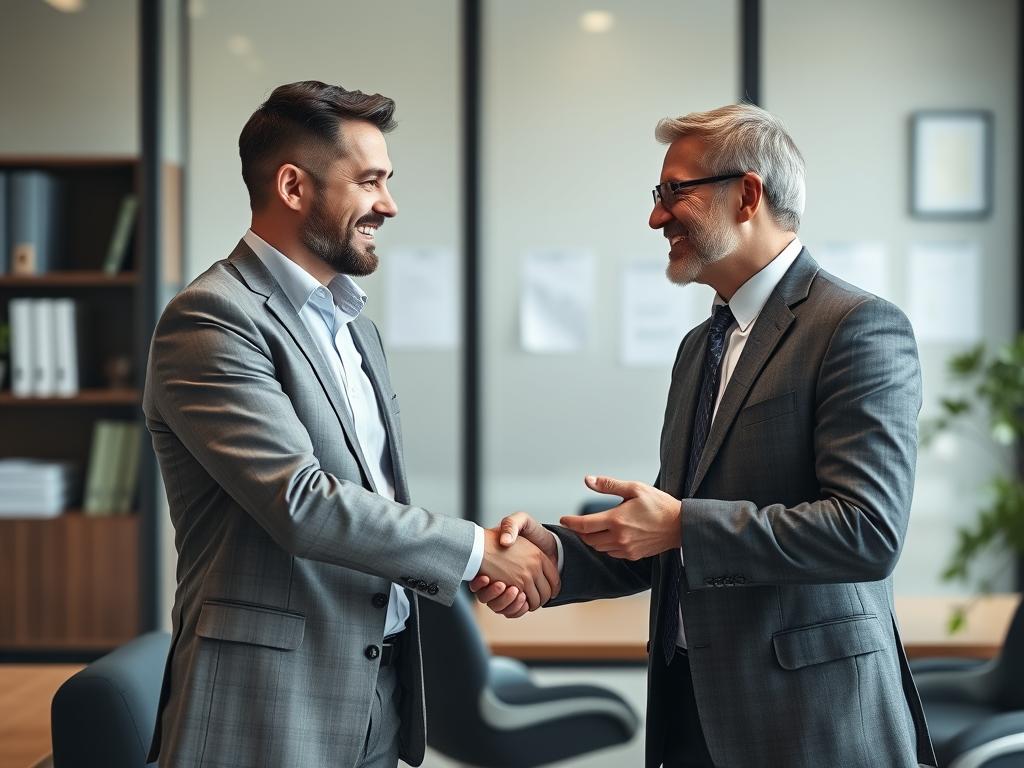Cliente satisfeito após resolução de caso de entrega do imóvel indefinida Cliente satisfeito após resolução de caso de entrega do imóvel indefinida