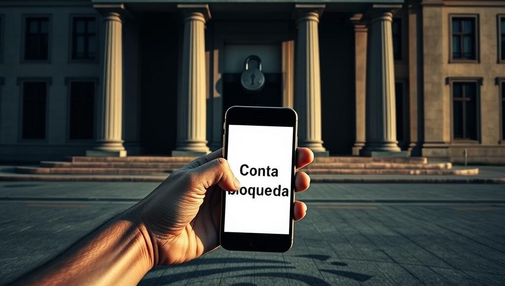 Conta bloqueada