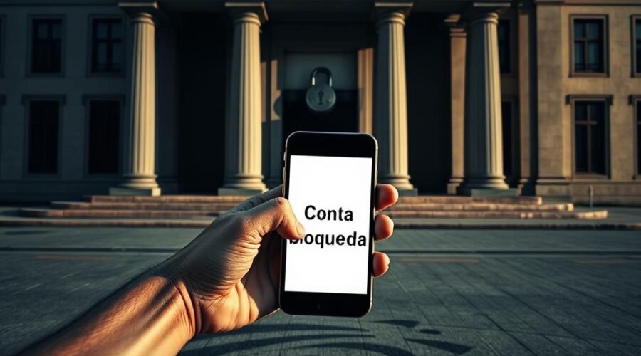 Conta bloqueada