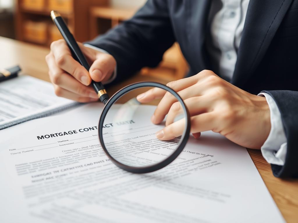 Contrato de financiamento imobiliário sendo revisado por advogado especialista em leilão de imóvel