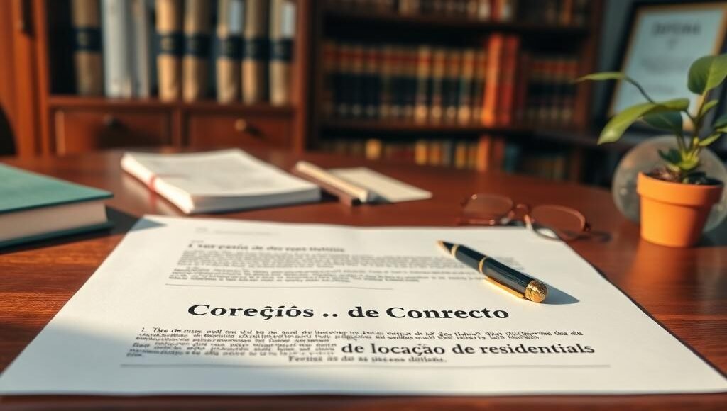 Correção contrato locação residencial
