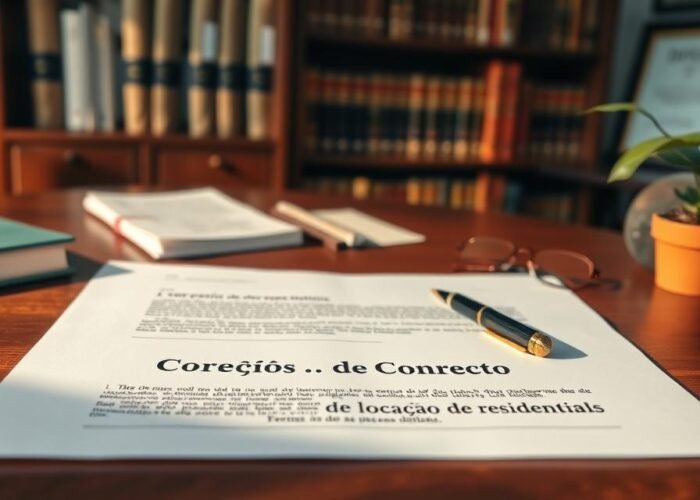 Correção contrato locação residencial