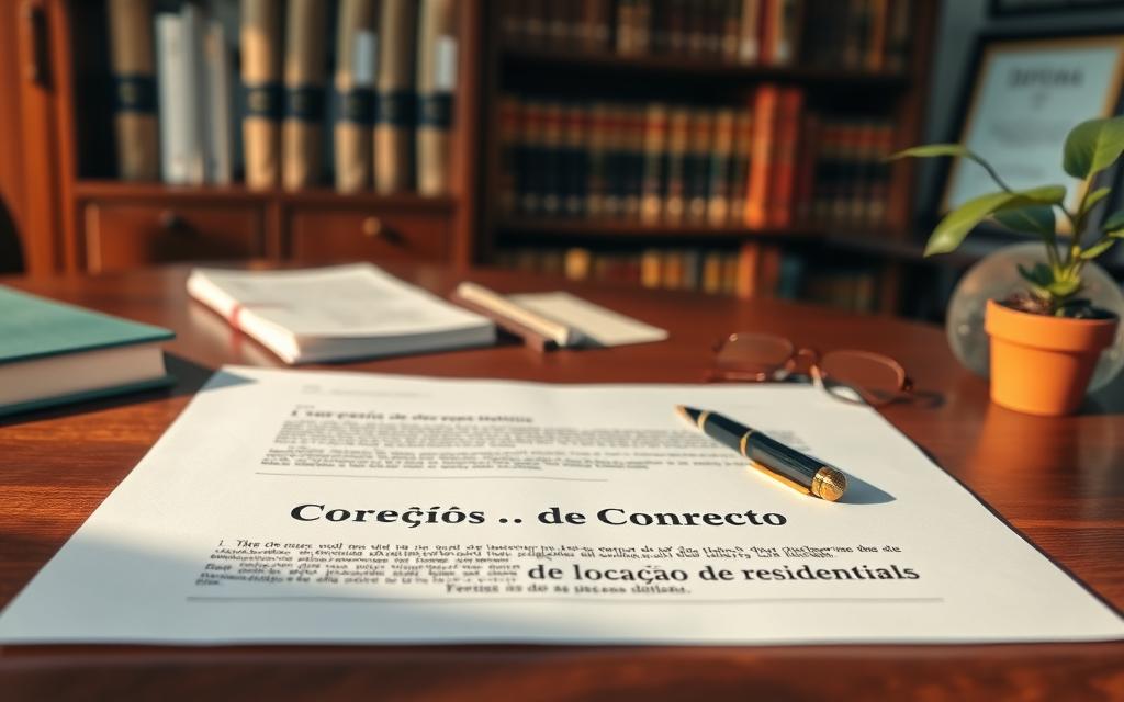 Correção contrato locação residencial