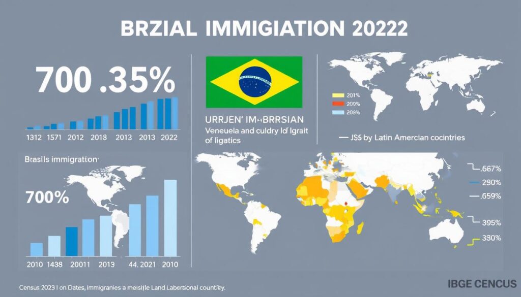 Dados atuais sobre imigração para o Brasil Dados atuais sobre imigração para o Brasil
