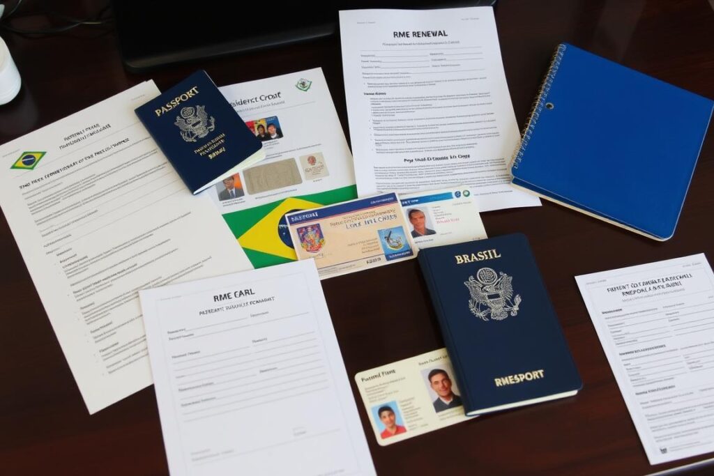 Documentos necessários para atualização do RME Documentos necessários para atualização do RME
