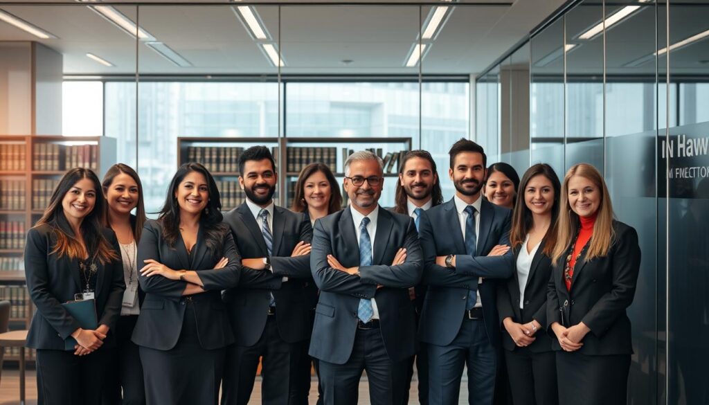 Equipe de advogados da Vieira Braga Advogados em escritório moderno Equipe de advogados da Vieira Braga Advogados em escritório moderno