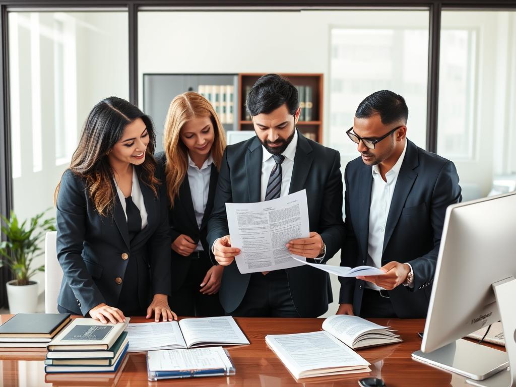Equipe de advogados da Vieira Braga analisando caso de herdeiro que recusa vender imóvel