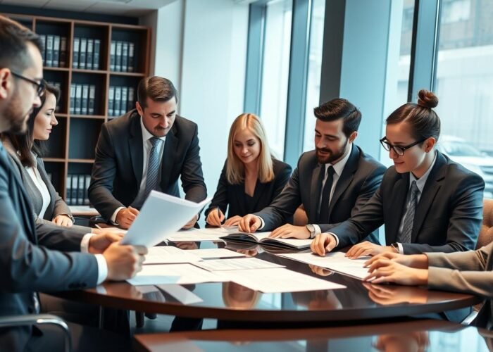 Equipe de advogados da Vieira Braga analisando casos de multas indevidas