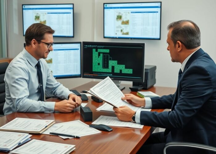 Equipe de advogados do Vieira Braga verificando dívidas no imóvel