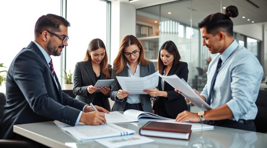 Equipe do Vieira Braga Advogados trabalhando em processo de inventário rápido
