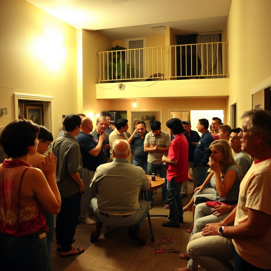 Festa barulhenta em área comum de condomínio fora do horário permitido