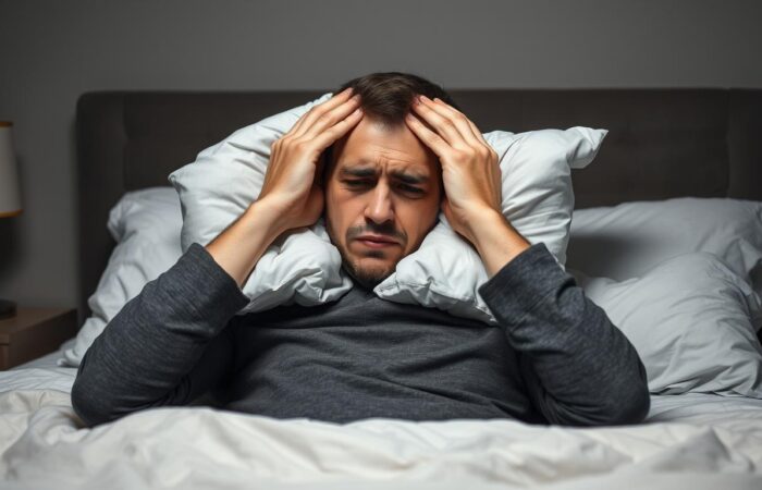 Pessoa estressada tampando os ouvidos devido ao barulho excessivo de vizinhos