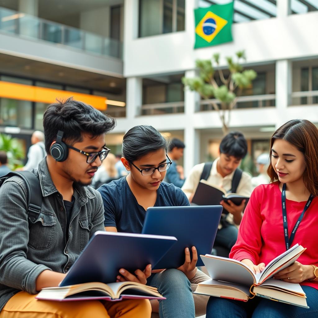 Visto de estudo para o Brasil - Estudantes em universidade brasileira Visto de estudo para o Brasil - Estudantes em universidade brasileira