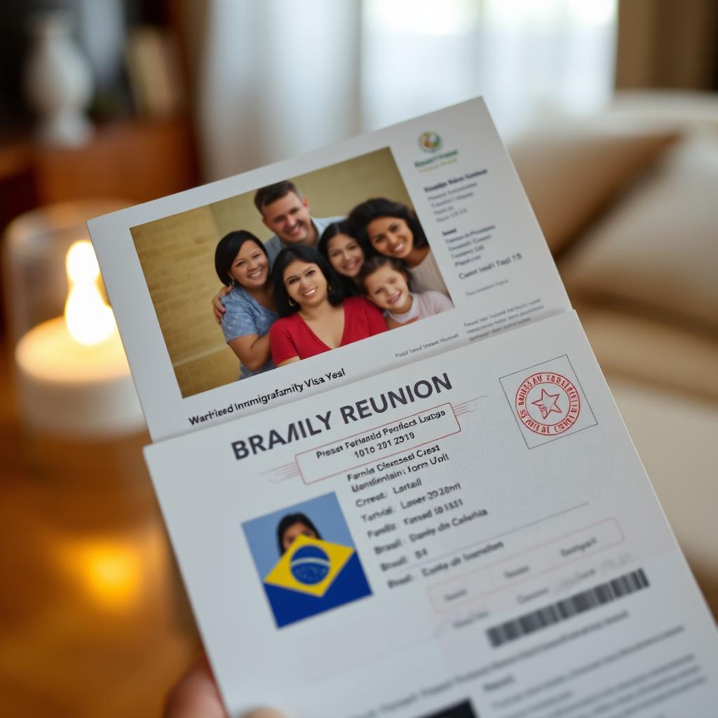 Visto de reunião familiar para imigração para o Brasil Visto de reunião familiar para imigração para o Brasil