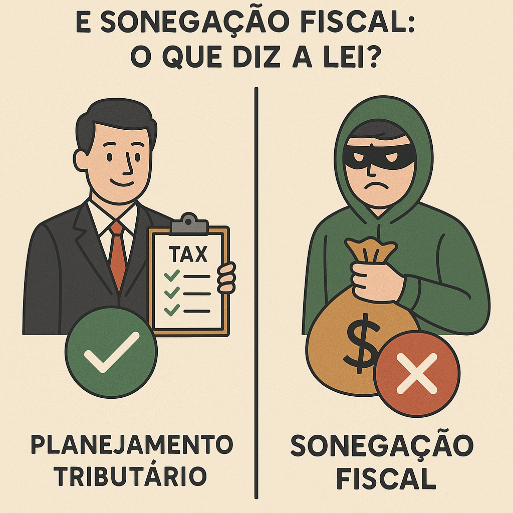 Diferença entre Planejamento Tributário e Sonegação Fiscal: O Que Diz a Lei?