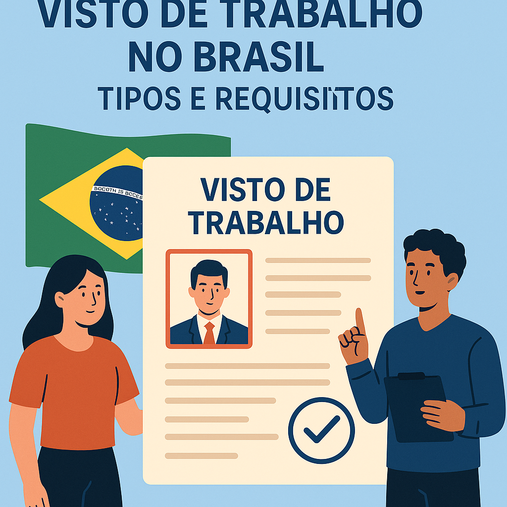 Visto de trabalho no Brasil: tipos e requisitos