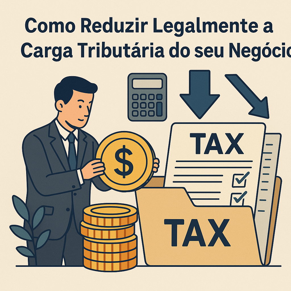 Como Reduzir Legalmente a Carga Tributária do seu Negócio