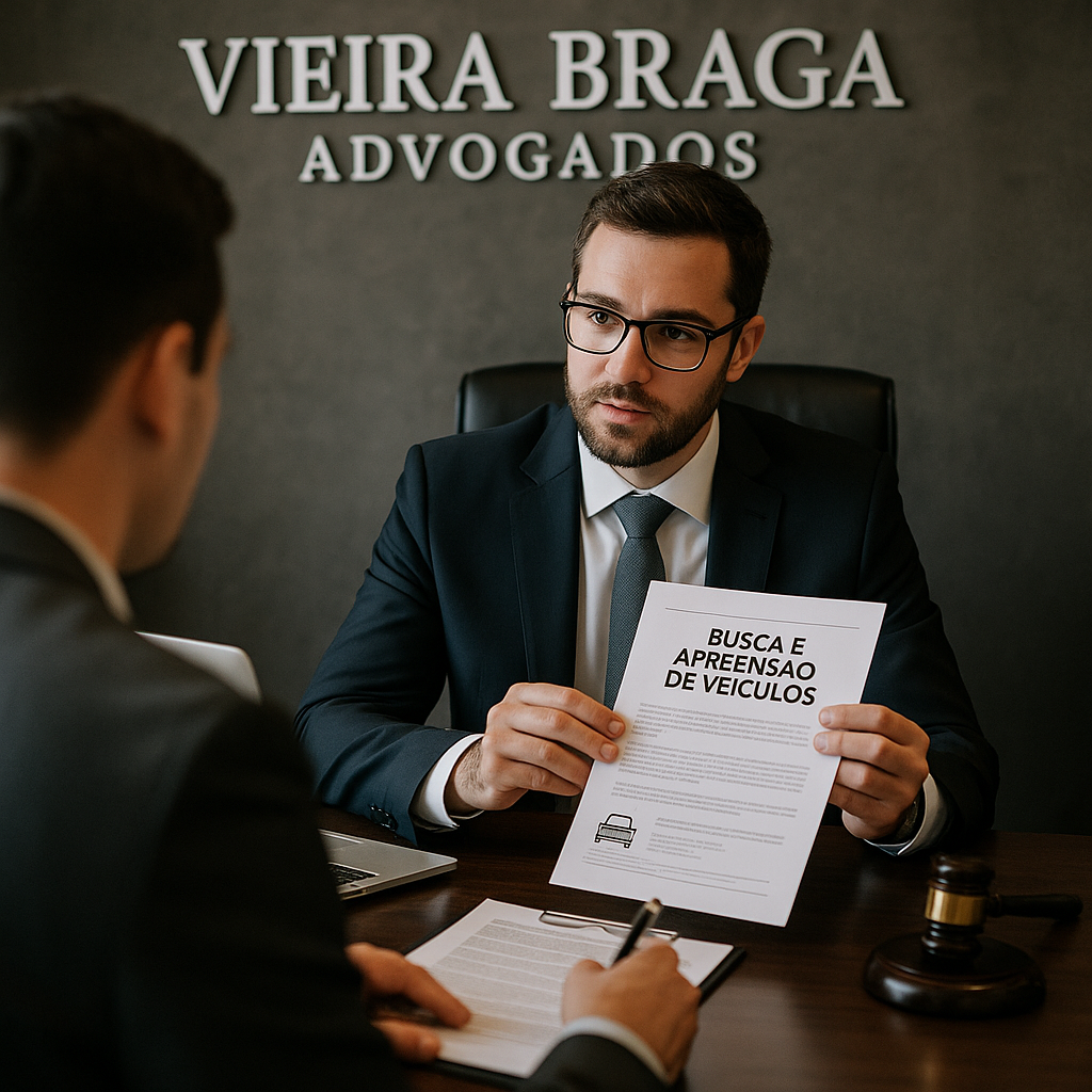 advogado busca e apreensão de veículos - Vieira Braga Advogados