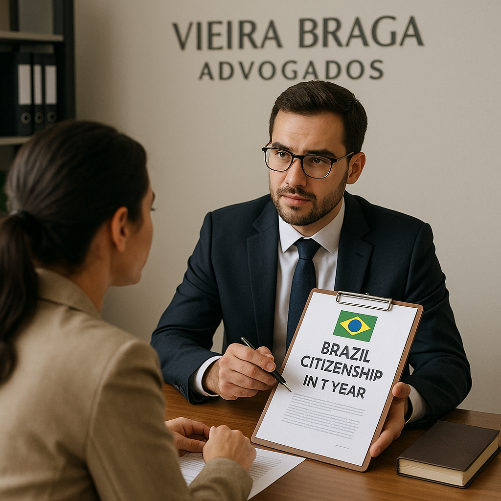 brazil citizenship in 1 year - Vieira Braga Advogados