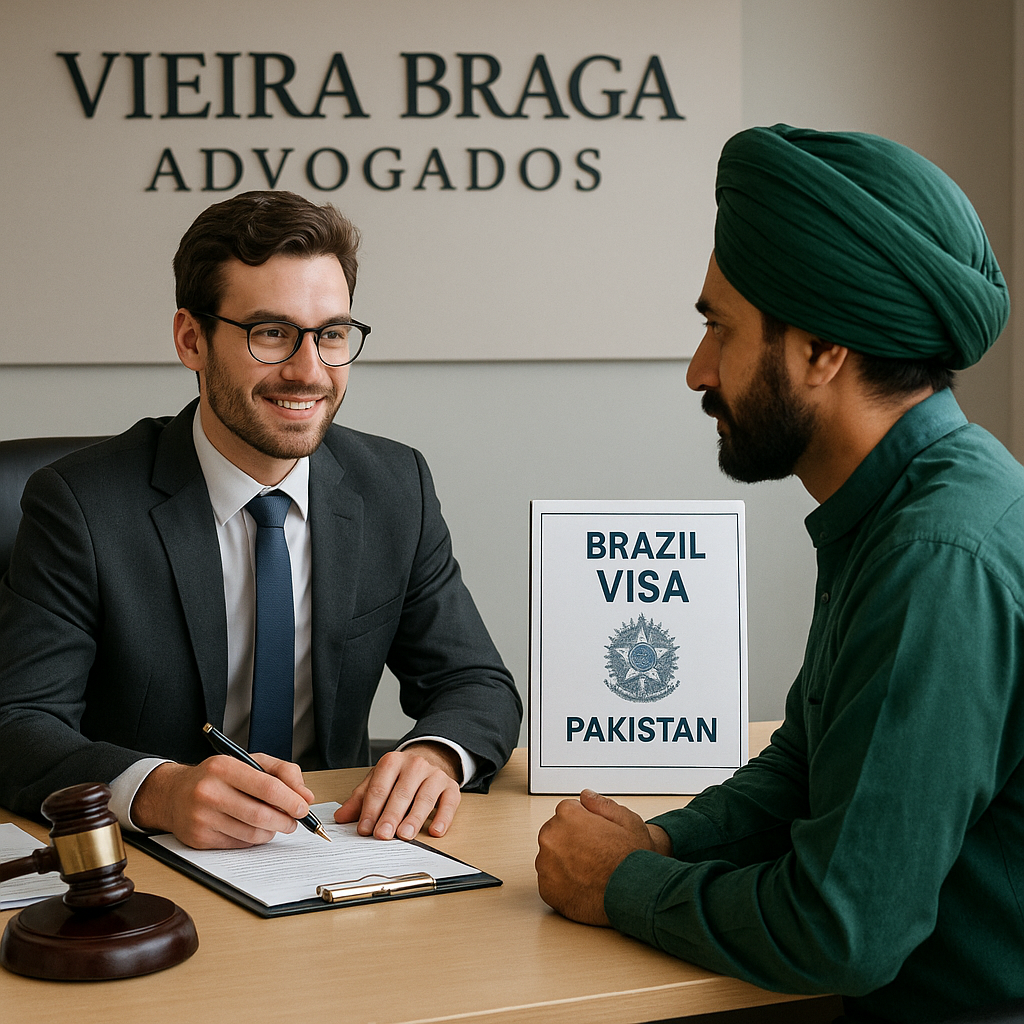 brazil visa for pakistani - Vieira Braga Advogados
