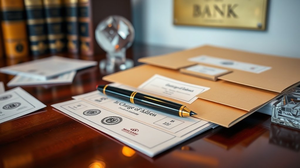 address updates for banking