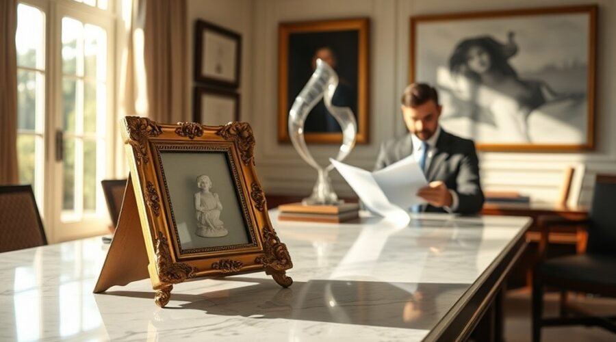 proteção de ativos de coleções de arte