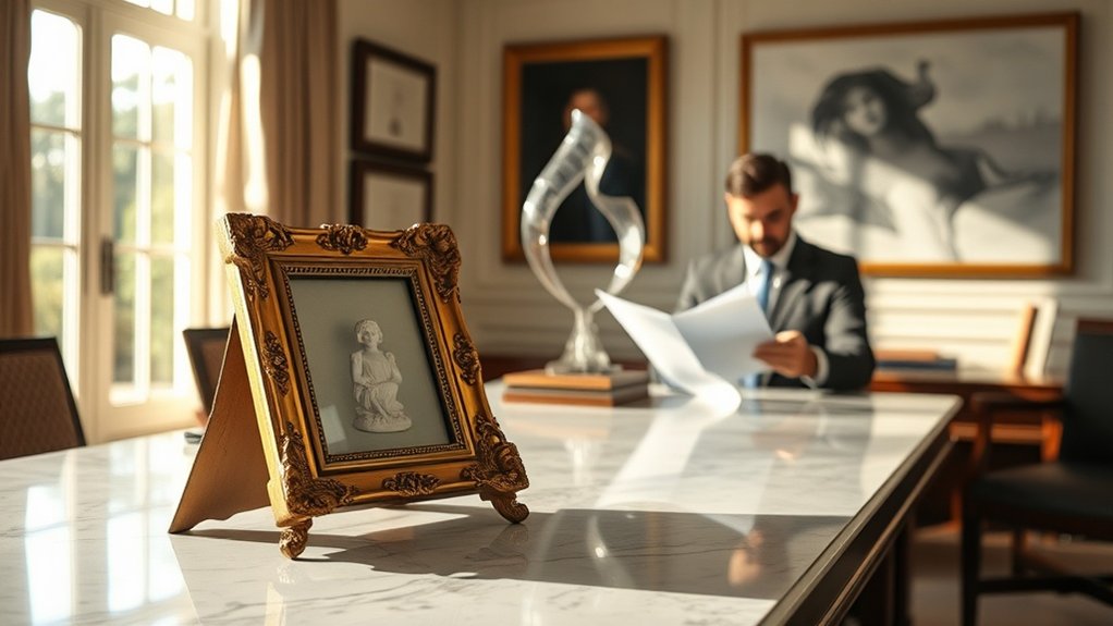 proteção de ativos de coleções de arte