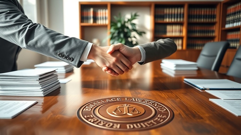 acordo de encerramento de falência finalizado