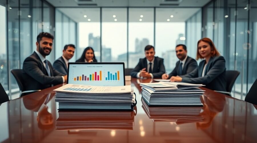 relatórios organizados de gestão de falências