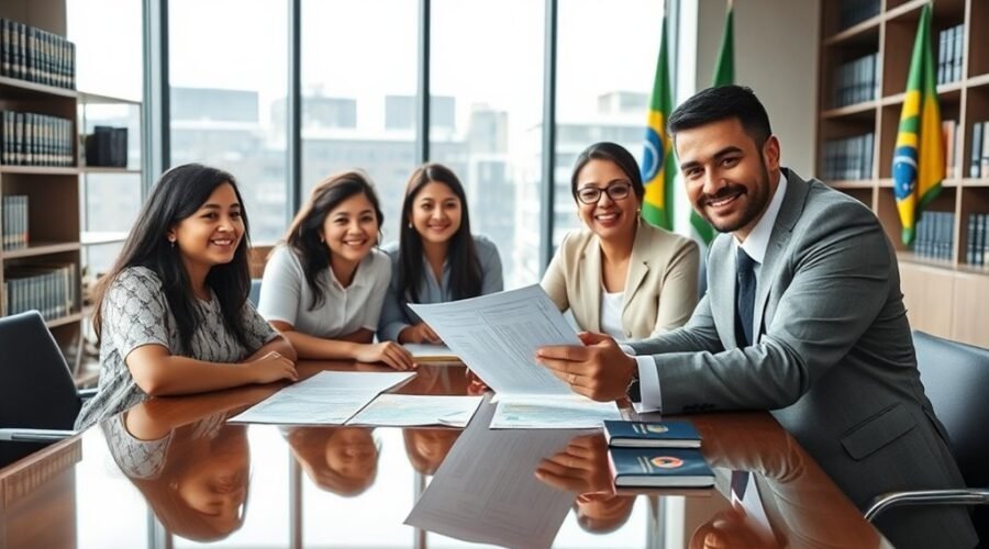 llevando apoyo legal al extranjero