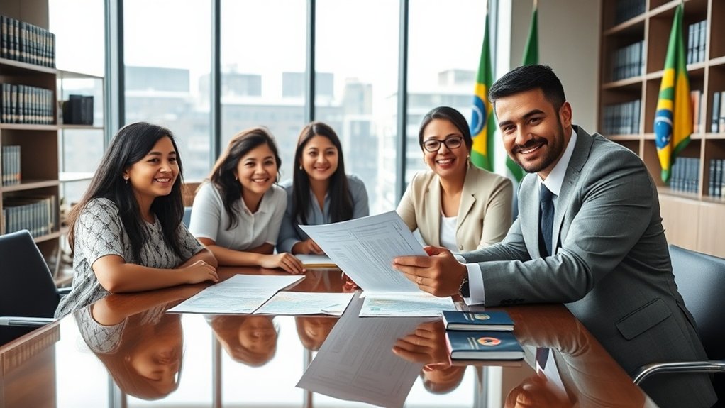 llevando apoyo legal al extranjero