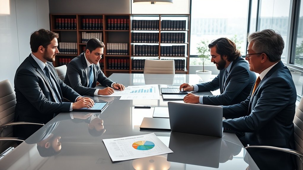colaborando com especialistas financeiros