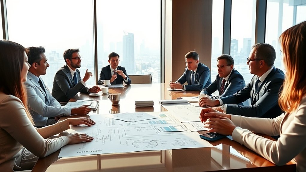 tomada de decisão colaborativa entre as partes interessadas