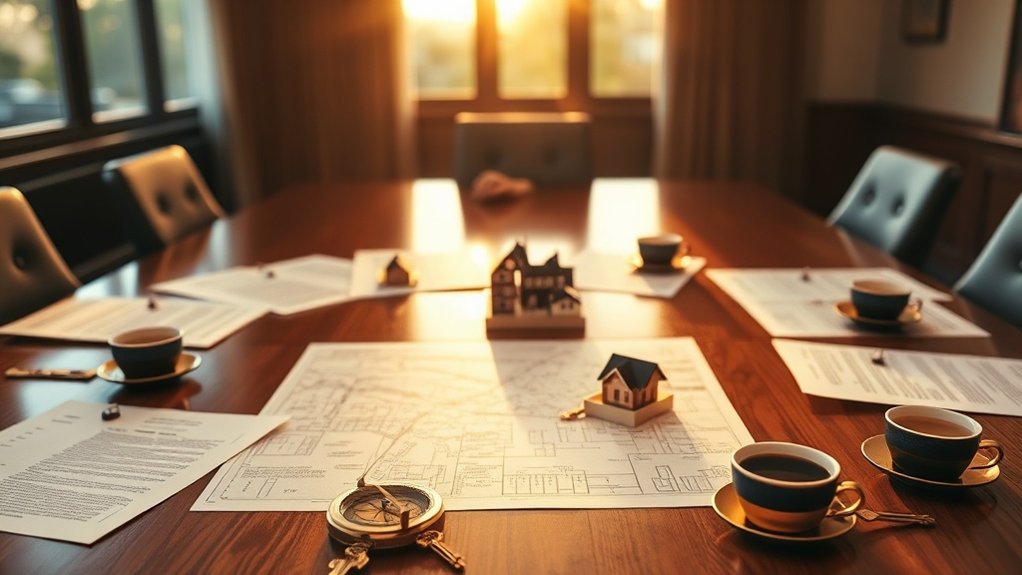 navegação de direitos de propriedade complexos