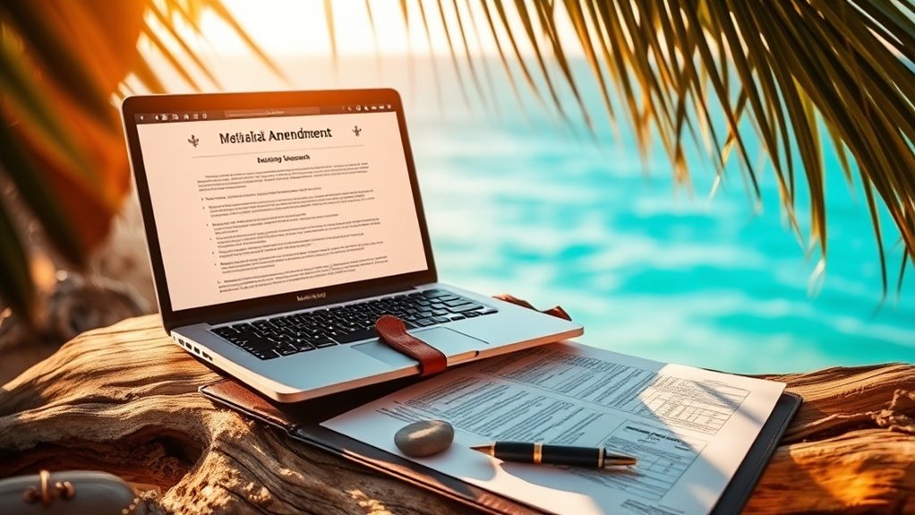 contract amendments for eligibility