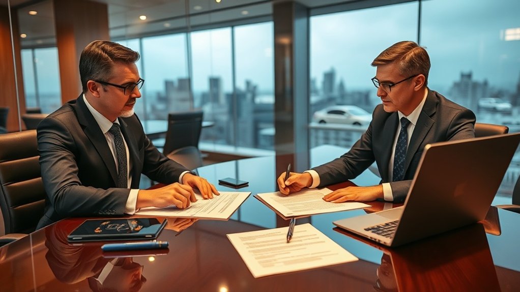 revisão e negociação de contratos