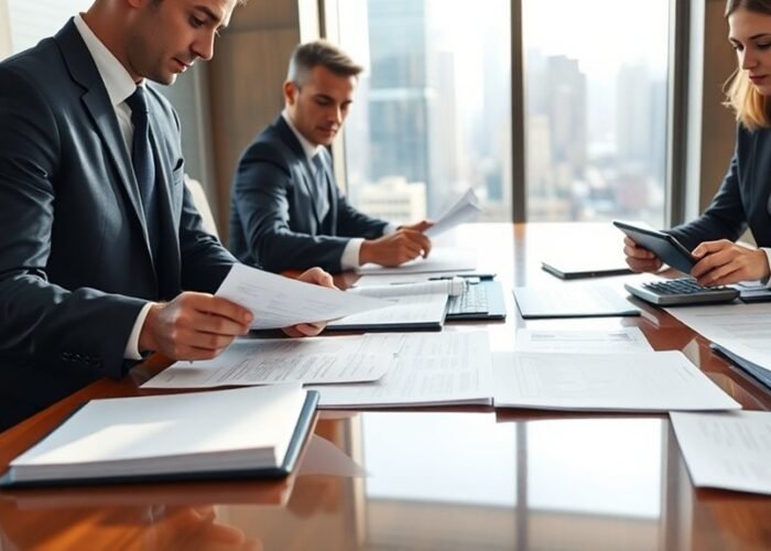 revisão de contrato para fluxo de caixa