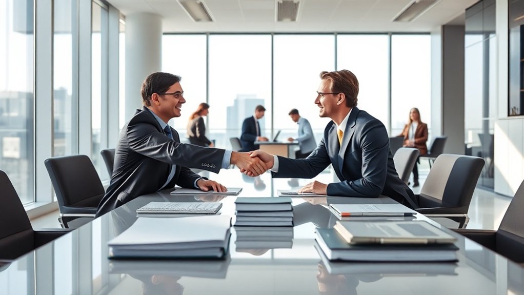 coordenação eficiente de transição contratual