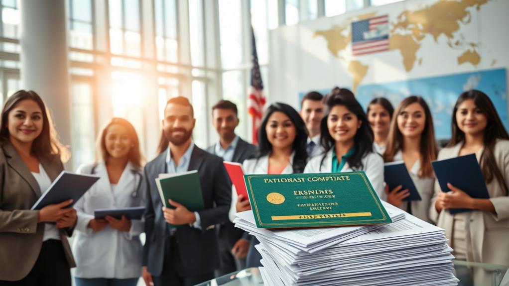 categorias de green card baseadas em emprego