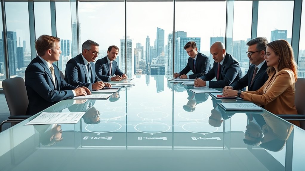 garantindo transparência durante a reorganização