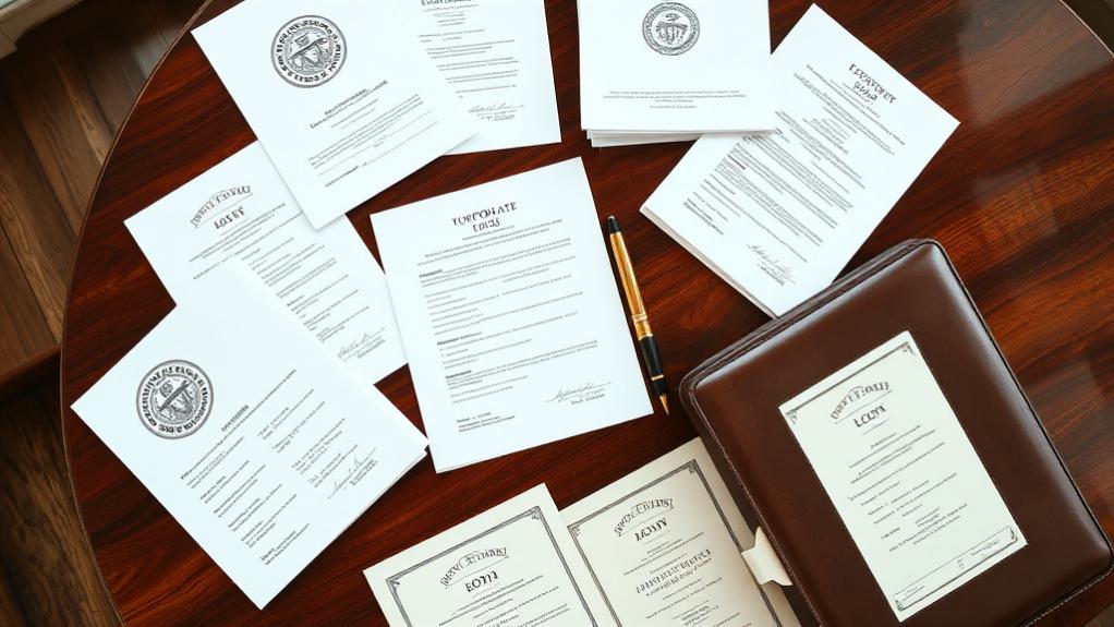 documentação financeira para recuperação