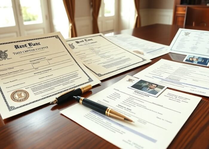 marriage and birth documentation