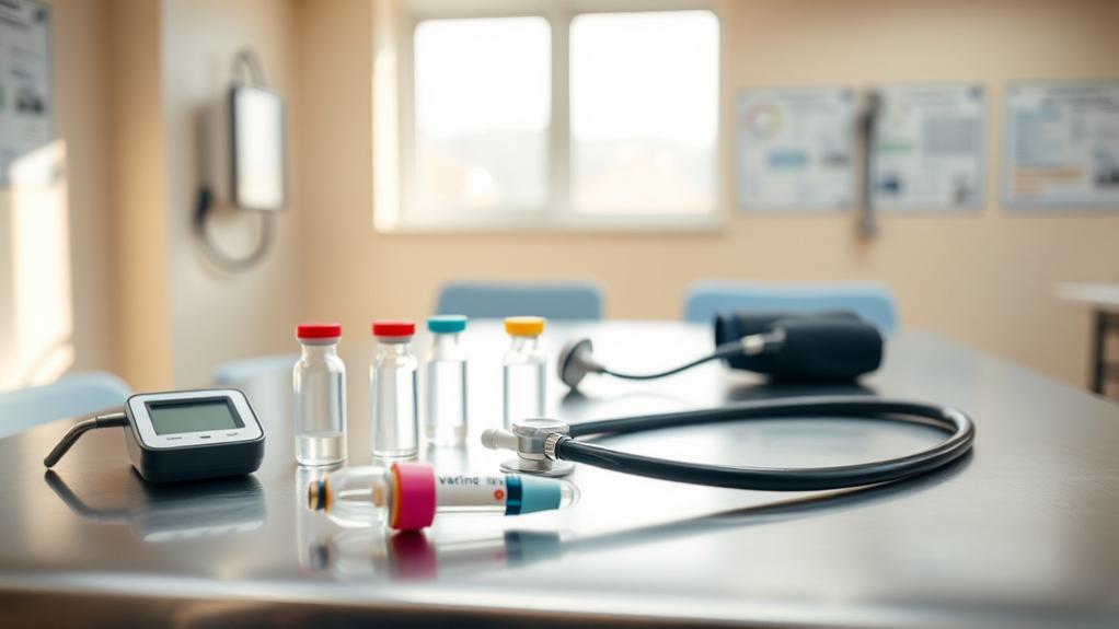 exames médicos e vacinas obrigatórias