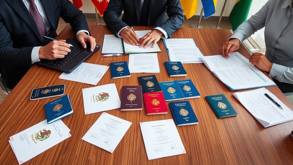 navegando múltiples desafíos de pasaporte