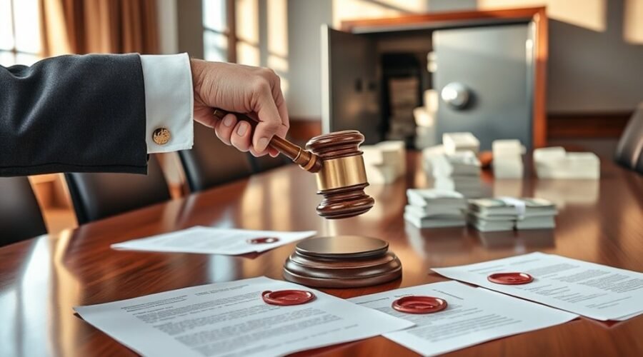 escritório conduz protestos de pagamento