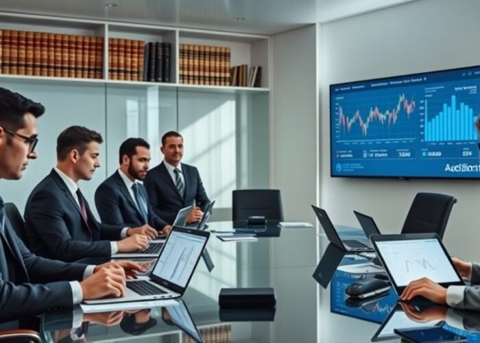 leilões de falências em massa previsíveis