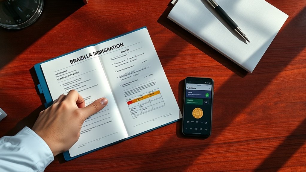 proactive immigration application monitoring
